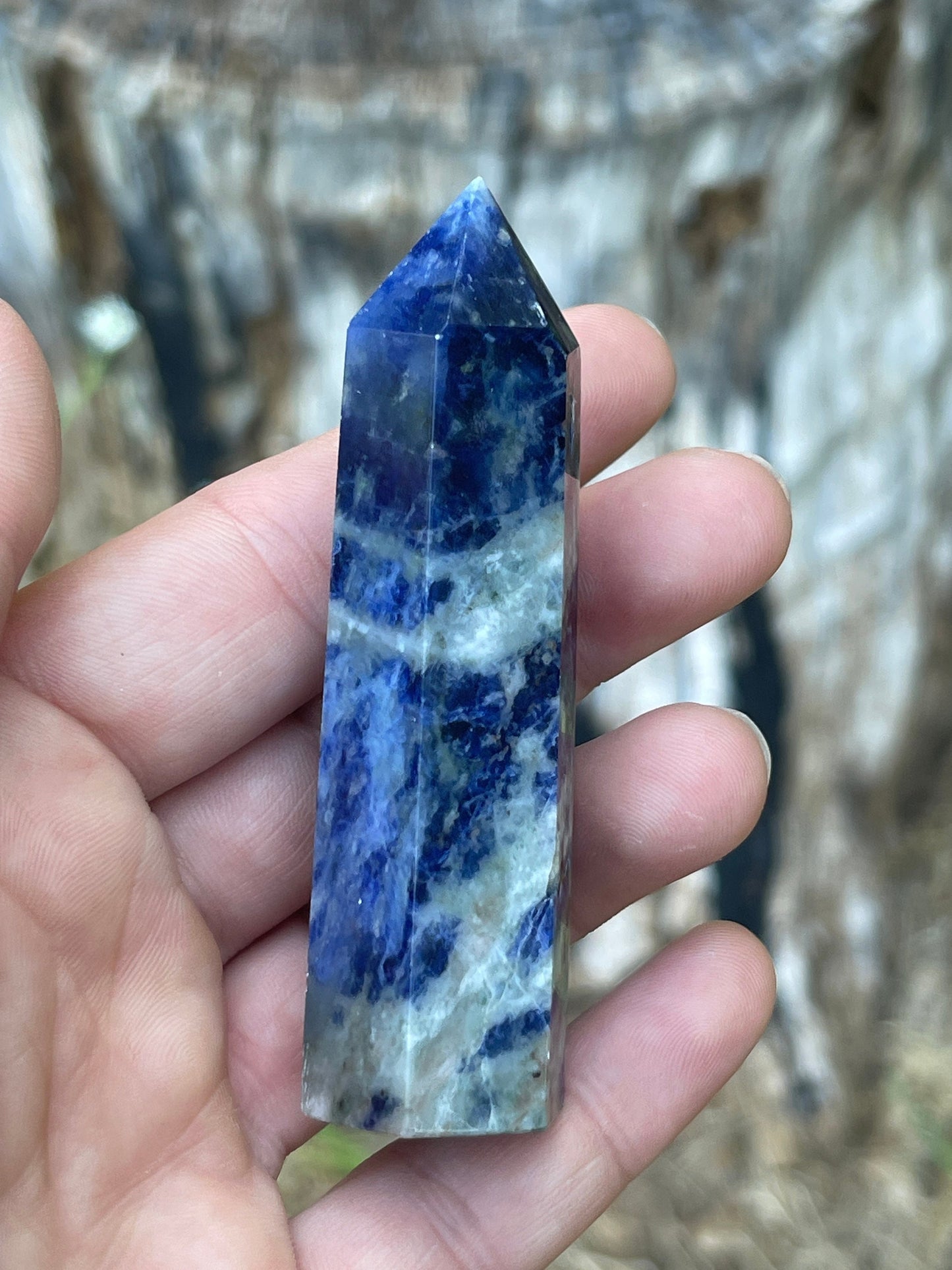 Sodalite Crystal Tower
