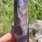 Rainbow fluorite tower