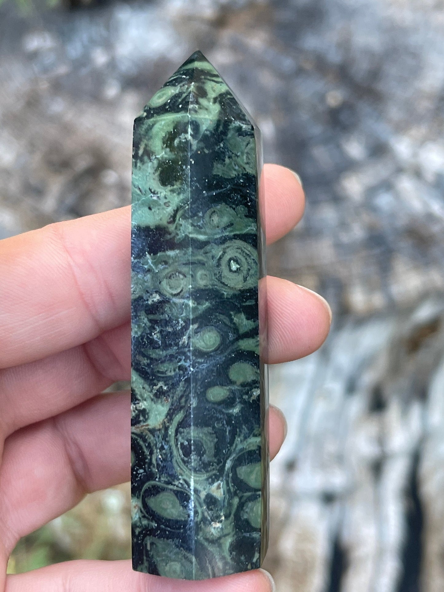 Kambaba Jasper Crystal Tower