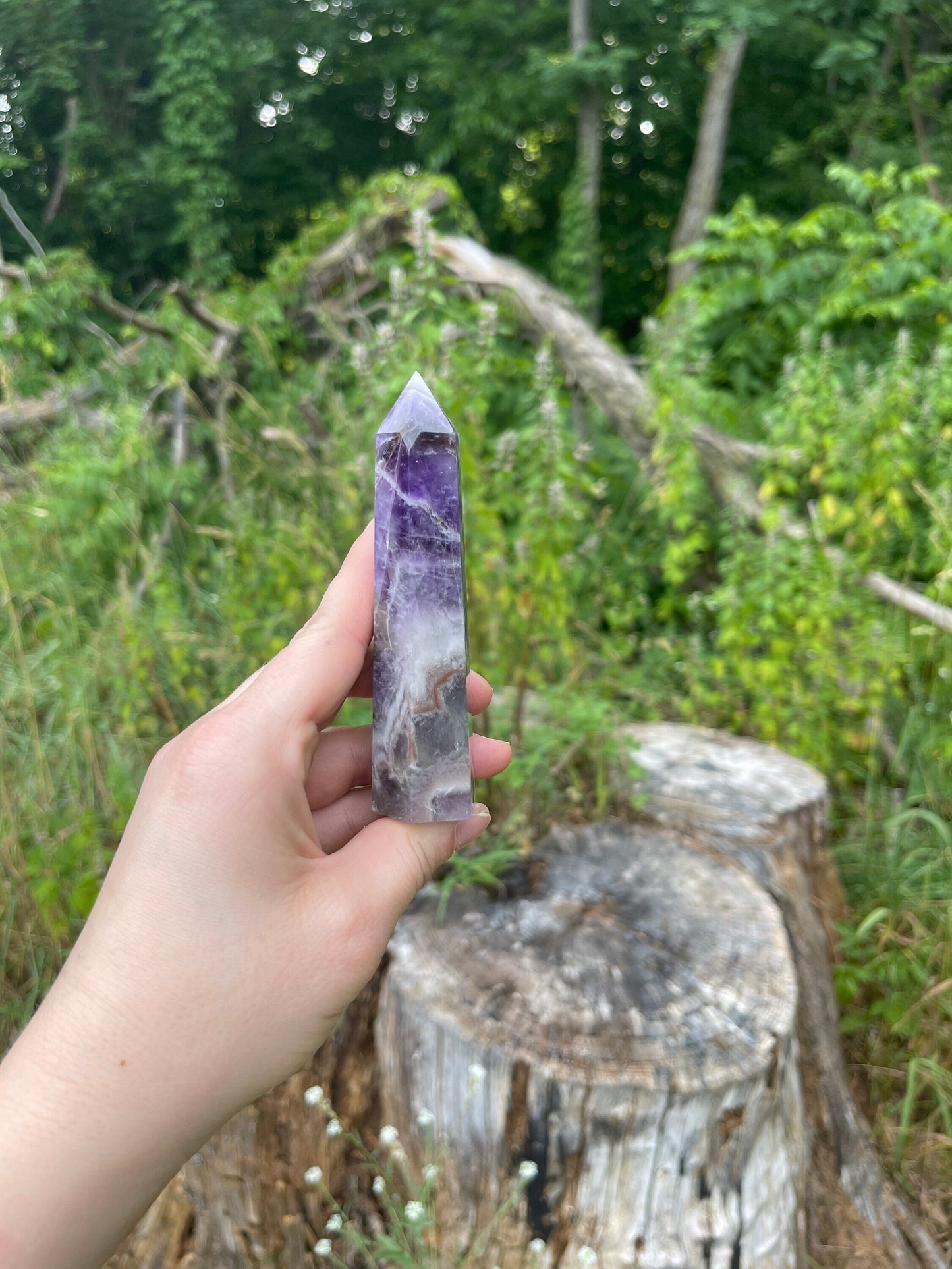 Dream Amethyst Crystal Tower