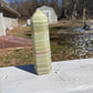 Banded Green Onyx Crystal Tower