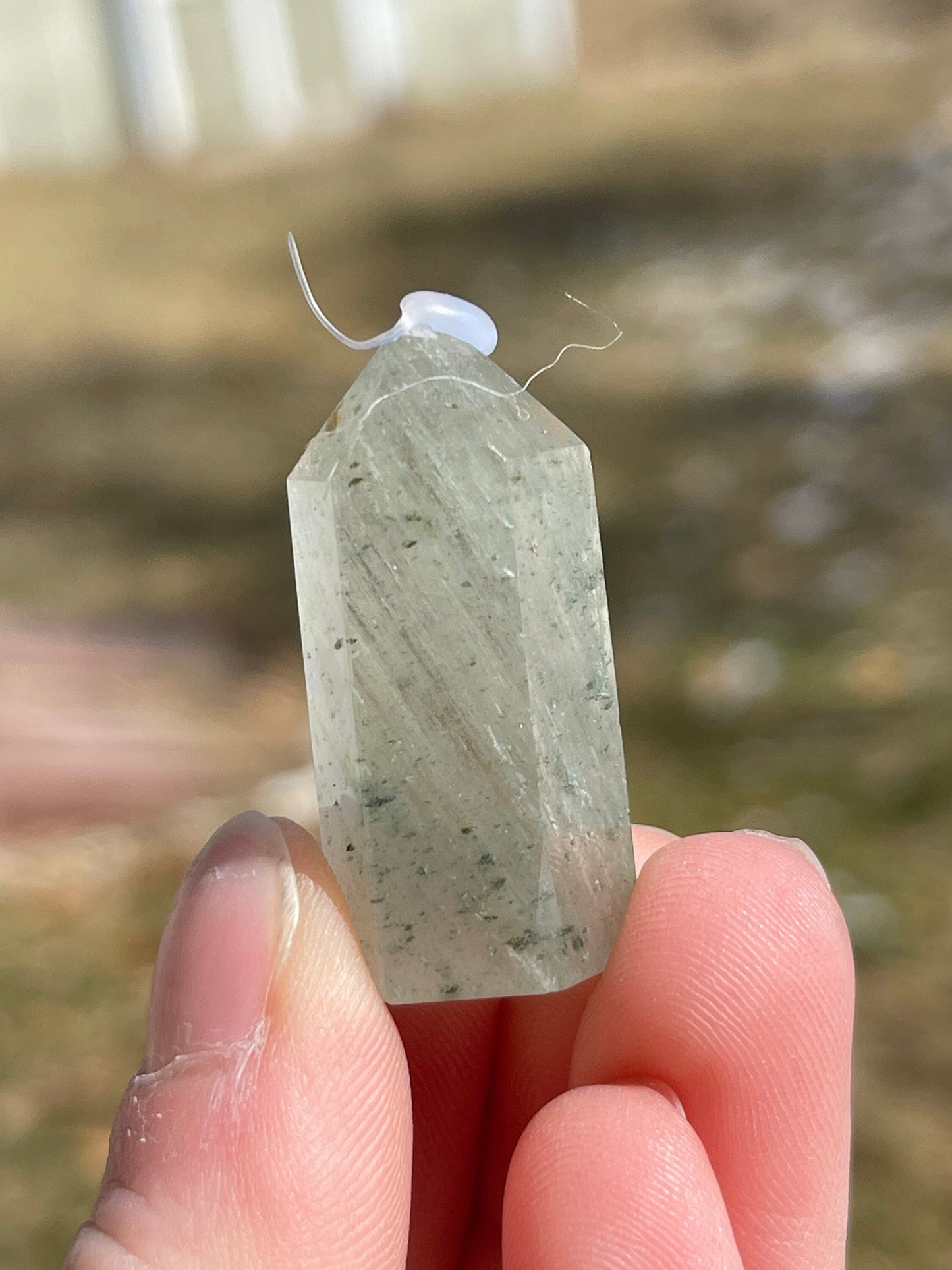 Mini Lodolite Crystal Tower I | Garden Quartz | Crystal Gift | Meditation Stone