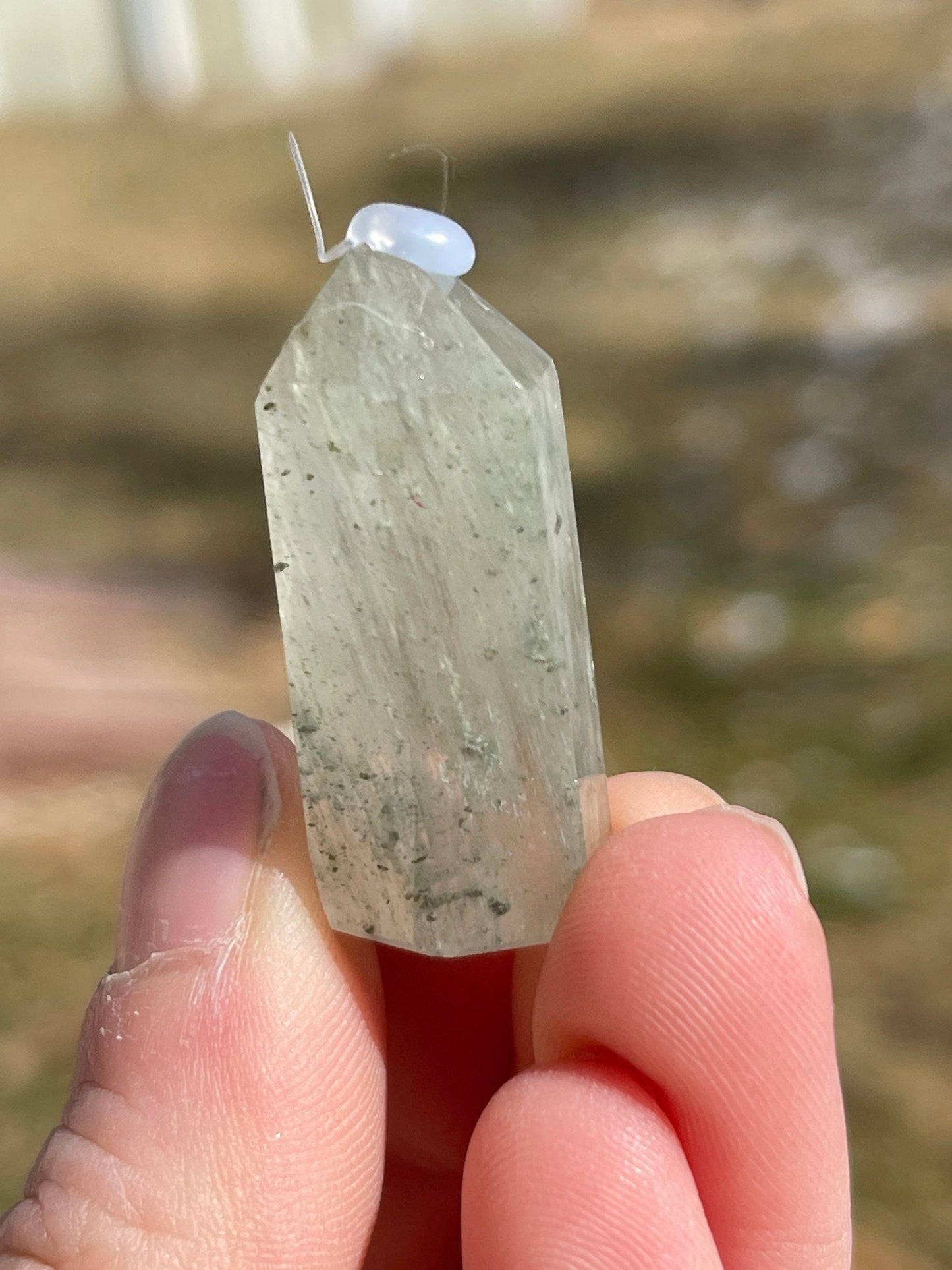 Mini Lodolite Crystal Tower I | Garden Quartz | Crystal Gift | Meditation Stone