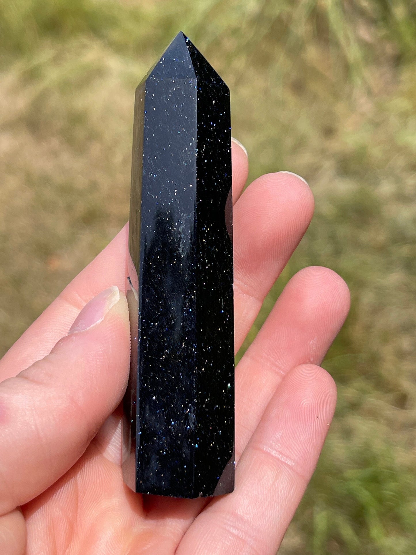 Blue Sandstone Crystal Tower