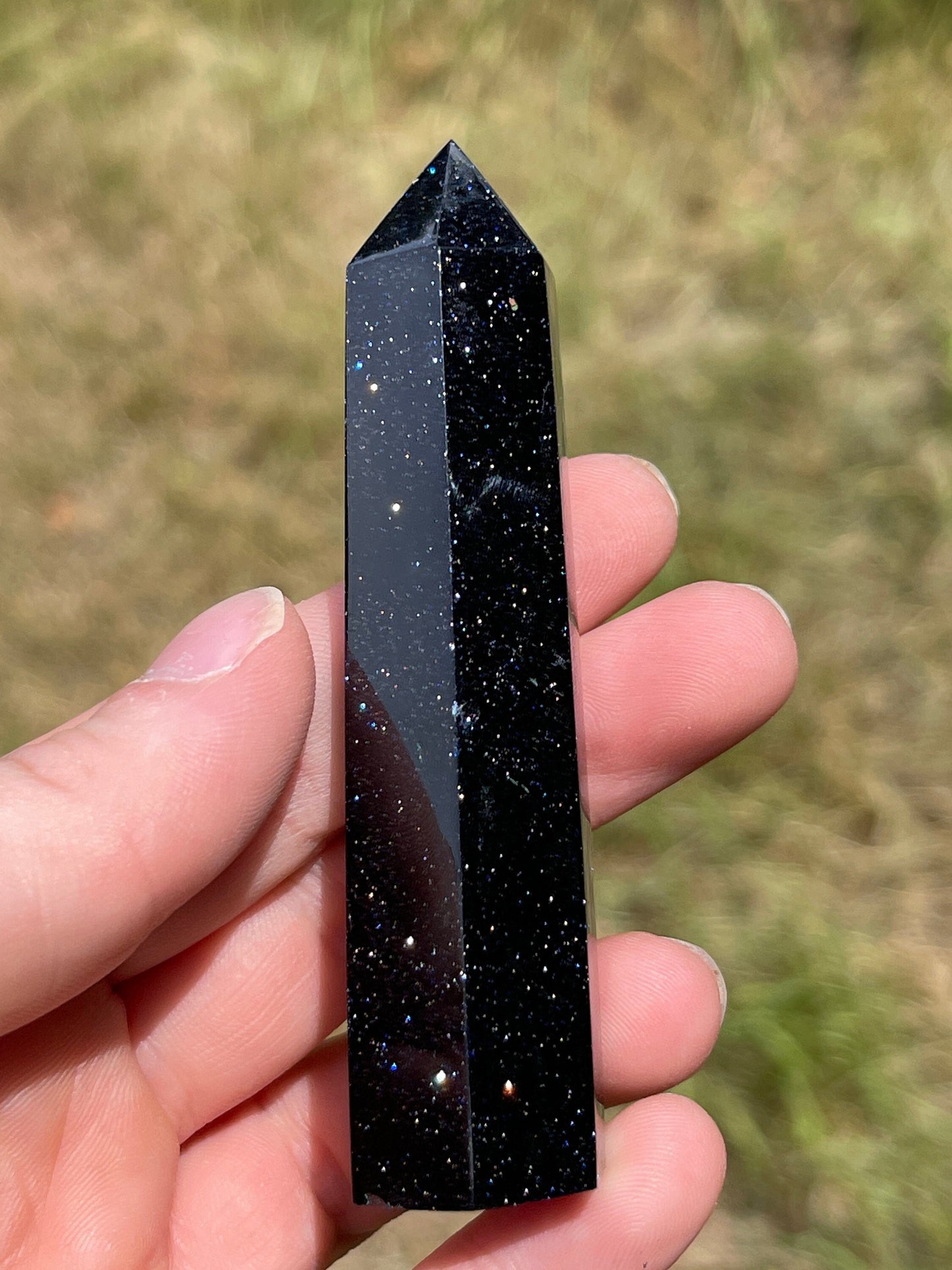 Blue Sandstone Crystal Tower