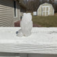 Clear Quartz Crystal Owl Carving