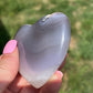 Agate Heart Carving