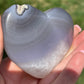 Agate Heart Carving