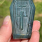 Labradorite Halloween Coffin Carving