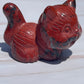 Red Jasper Crystal Cat Carving