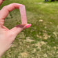Rose Quartz Crystal Cat Carving: Meditation Stone, Animal Figurine