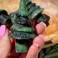 1 Ruby zoisite christmas tree carving