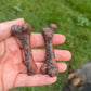 Bone Carving: Halloween Femur Decor, Crystal Gift