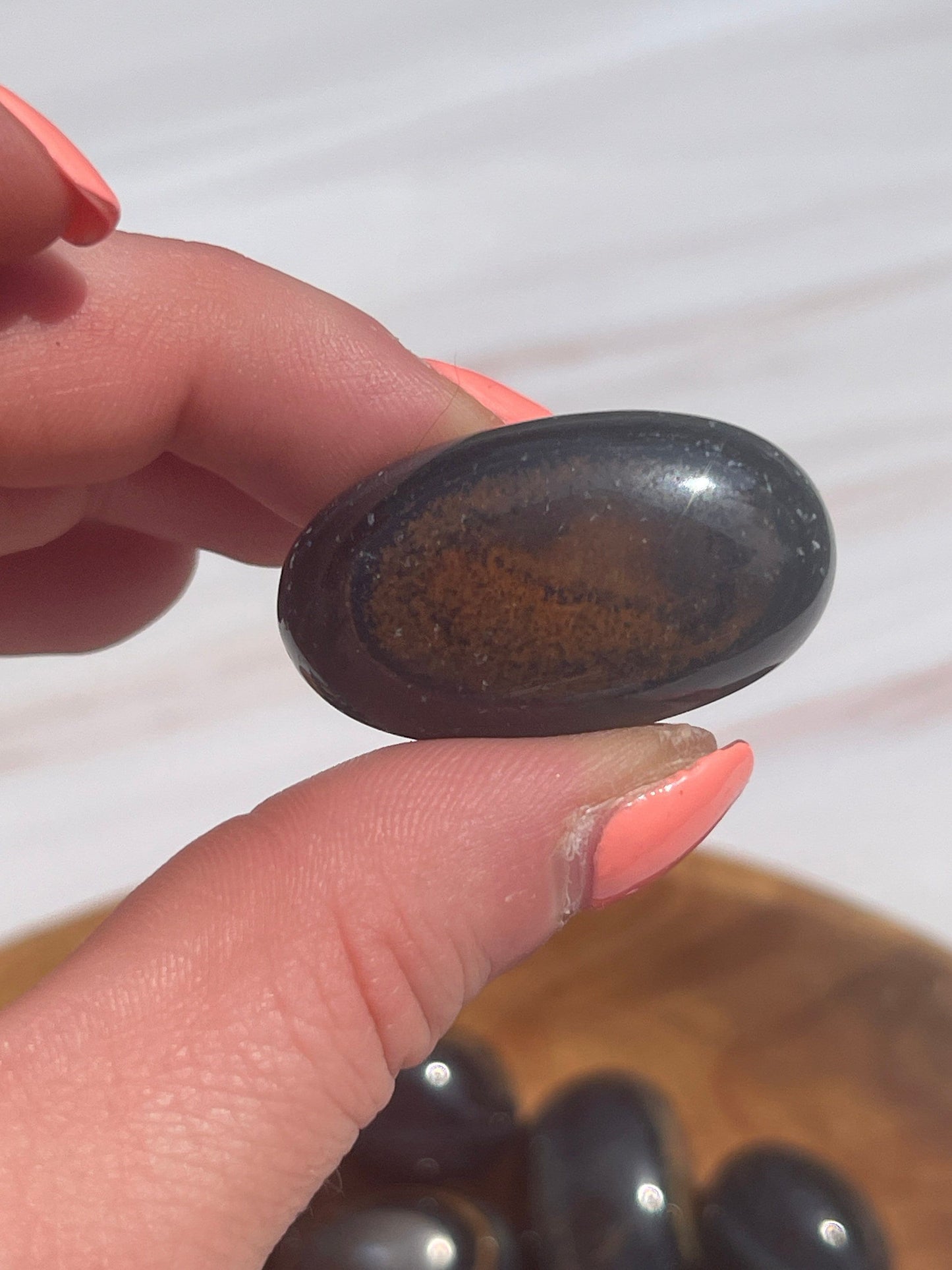 Blue Tiger Eye Tumbled Stone: Chakra Meditation Crystal