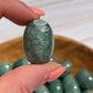 Green Strawberry Quartz Tumbled Stone: Meditation Crystal, Pocket Stone