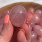 1 Dark Rose Quartz Tumbled Stone with Flash