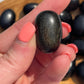 Golden Sheen Obsidian Tumbled Stone: Pocket Meditation Crystal
