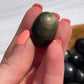 Golden Sheen Obsidian Tumbled Stone: Pocket Meditation Crystal