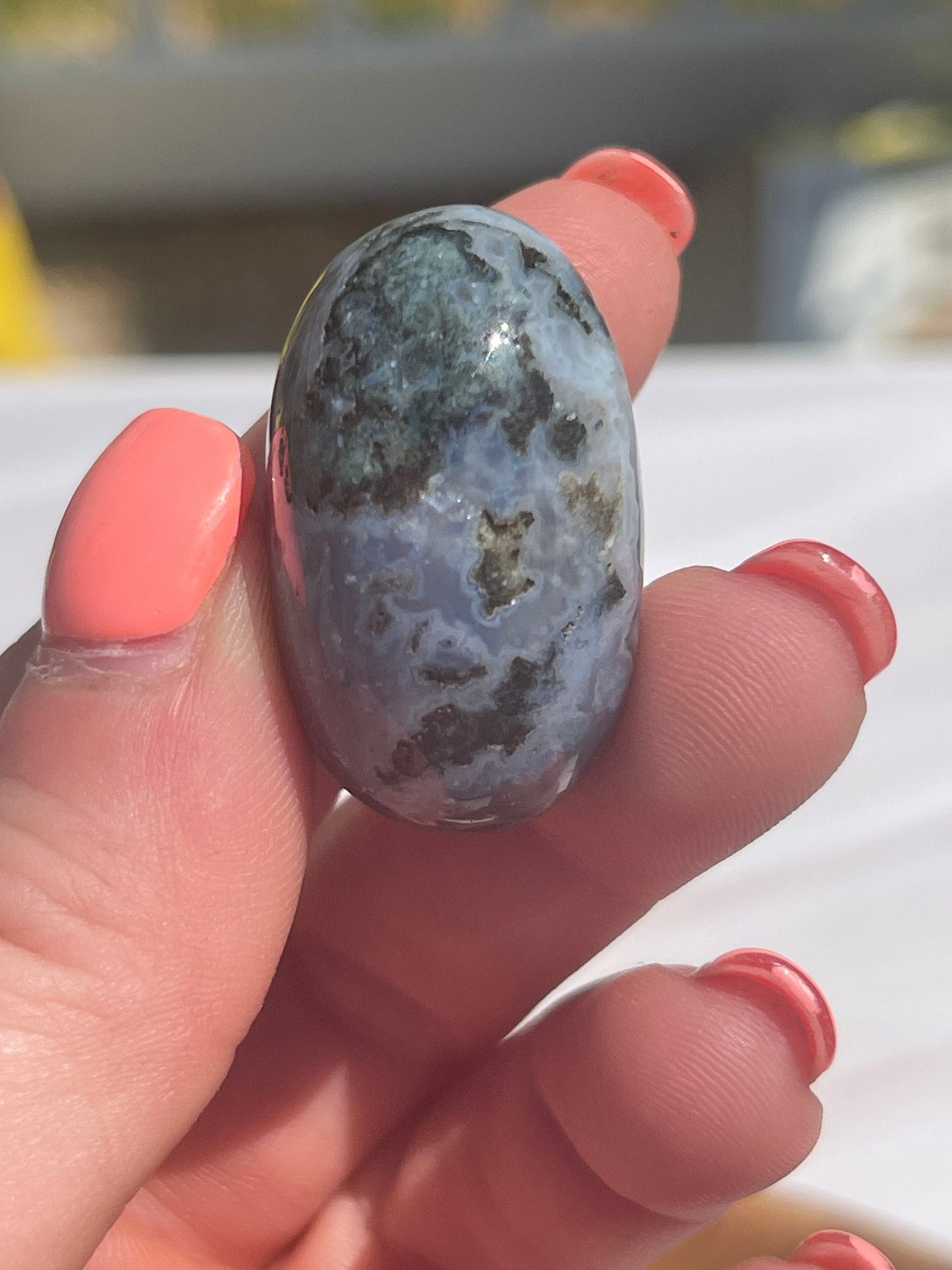 Banded Botswana Agate Tumbled Stone: Meditation Crystal