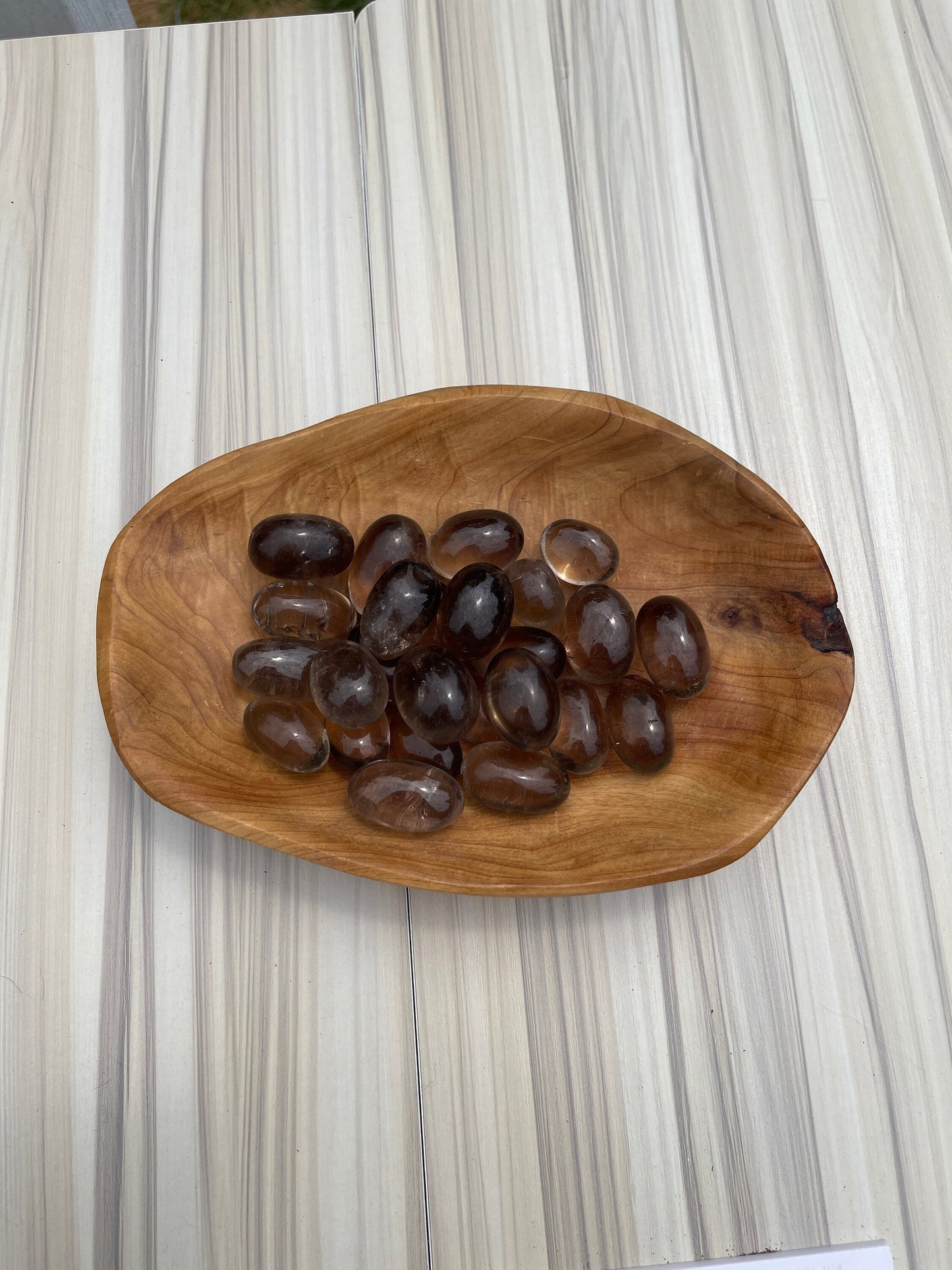 Smoky Quartz Tumbled Stone: Meditation Crystal, Pocket Stone
