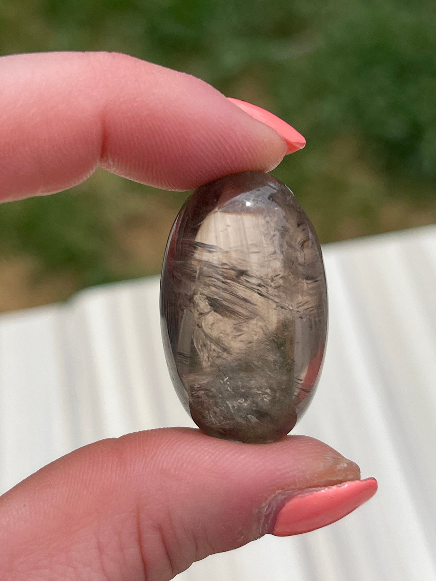 Smoky Quartz Tumbled Stone: Meditation Crystal, Pocket Stone