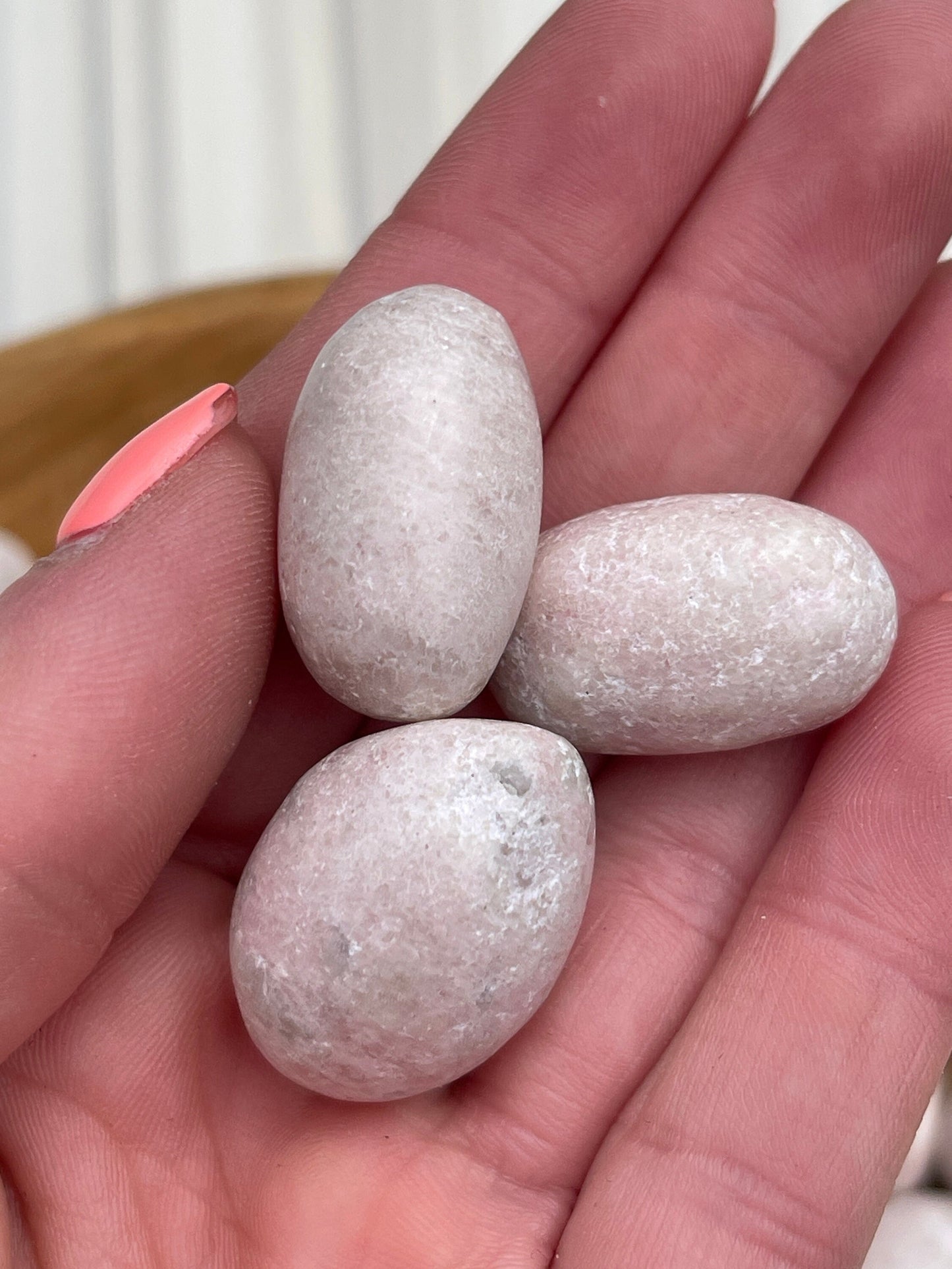 Pink Opal Tumbled Stone