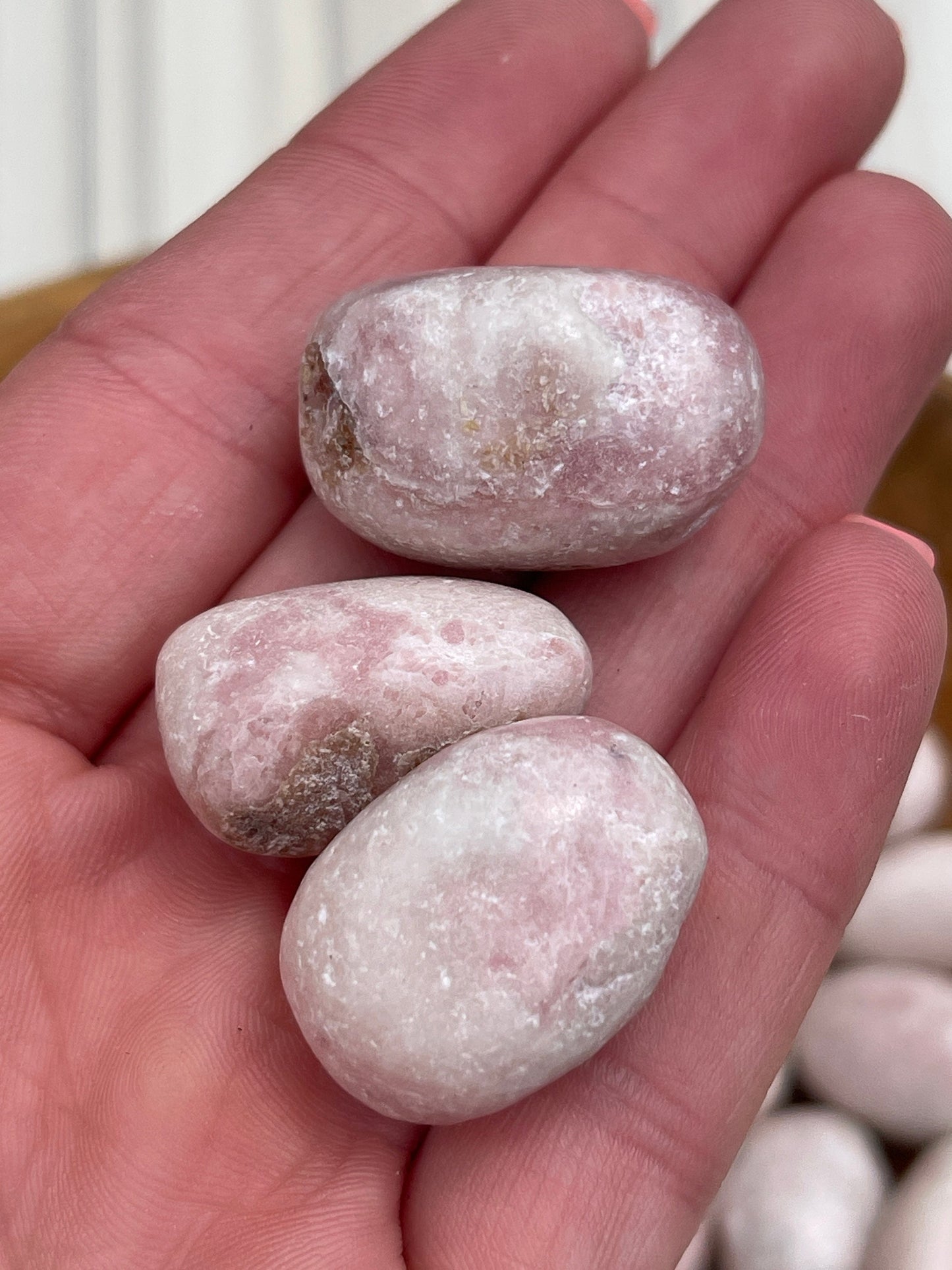 Pink Opal Tumbled Stone