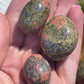 Unakite Crystal Tumbled Stone: Heart Chakra Meditation