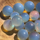 Opalite Mini Sphere: Meditation Crystal Carving (0.9in)