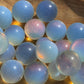 Opalite Mini Sphere: Meditation Crystal Carving (0.9in)
