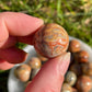 1 Crazy Lace Agate mini sphere