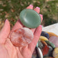 Mixed Crystal Worry Stone: Pocket Carving, Protection Stone