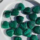 Mini Malachite Heart Carving