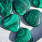 Mini Malachite Heart Carving