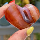 Carnelian Heart Palm Stone