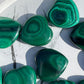 Mini Malachite Heart Carving