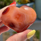 Carnelian Heart Palm Stone