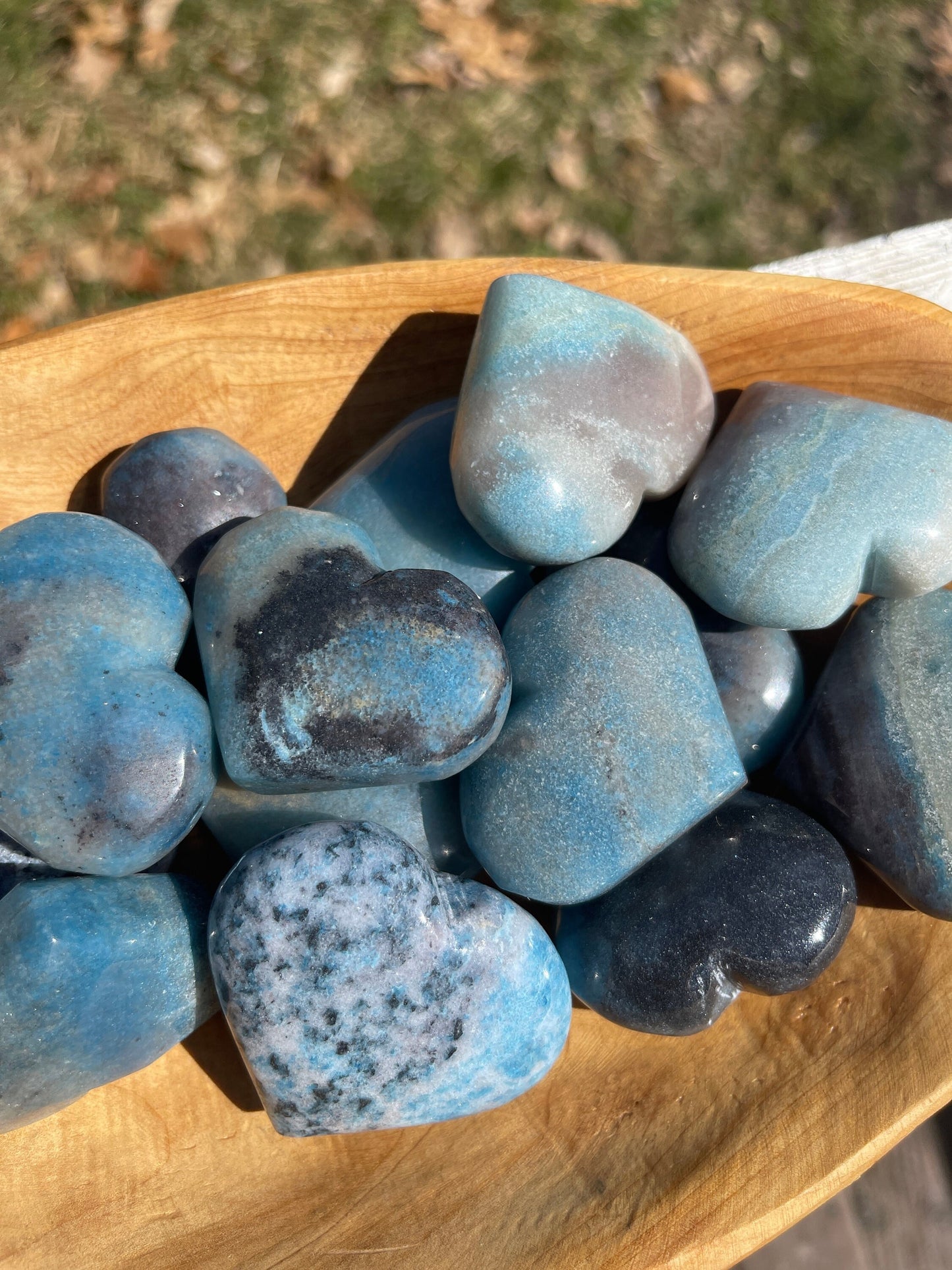 Trolleite Heart Palm Stone