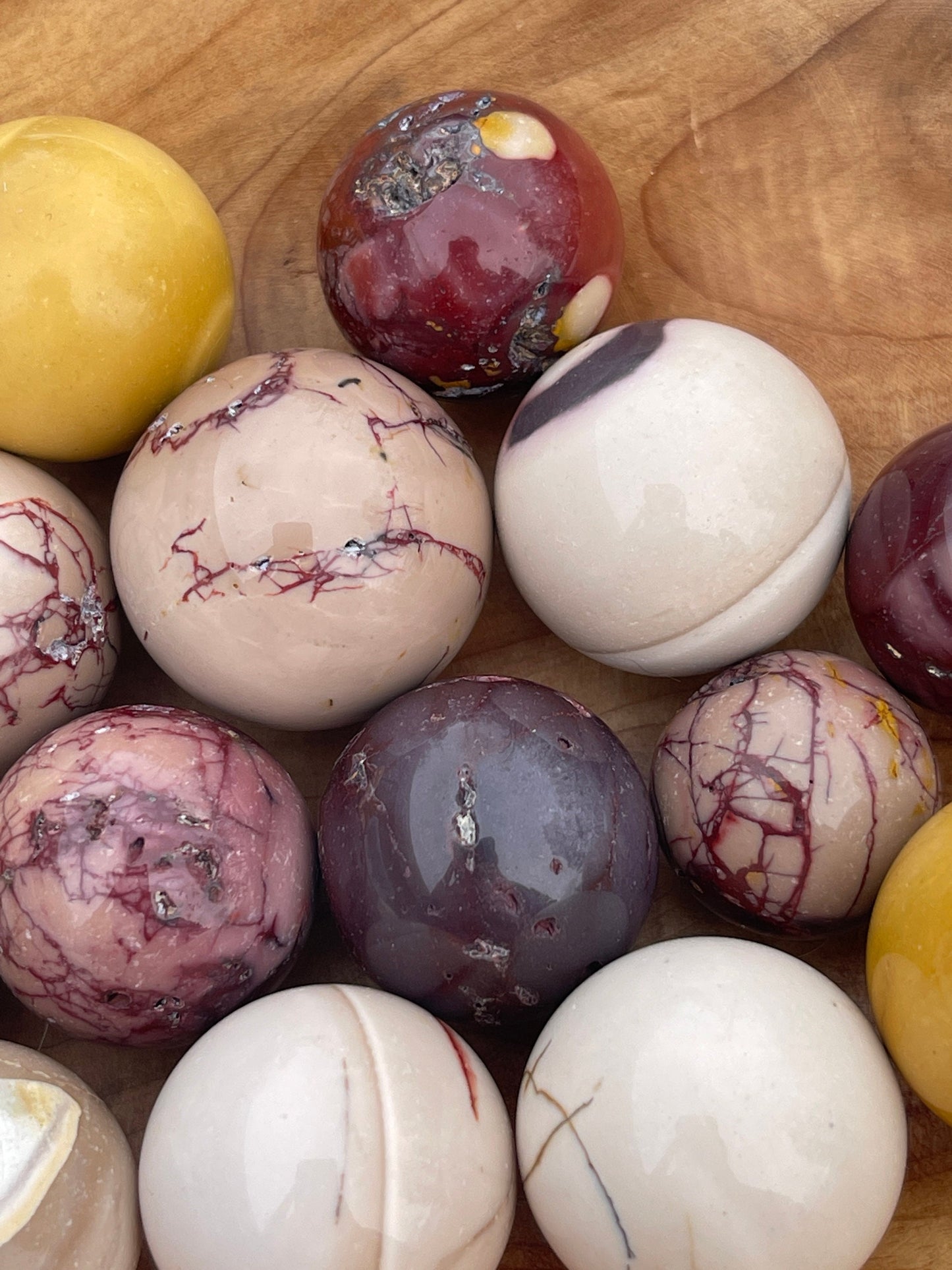 Mookaite Jasper Mini Sphere: Australian Crystal Carving