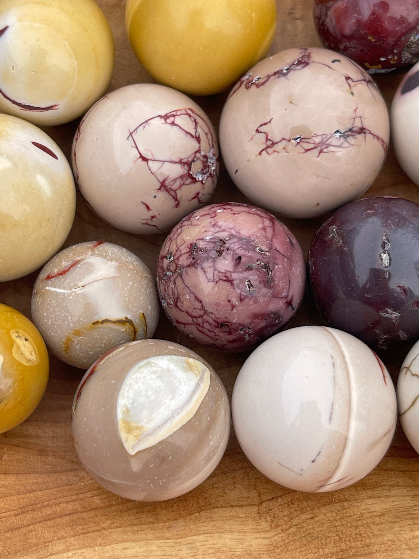 Mookaite Jasper Mini Sphere: Australian Crystal Carving