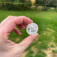 1 Fire and Ice Quartz Tumbled Stone with rainbows