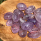 Amethyst Crystal Tumbled Stone: Pocket Meditation Stone