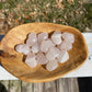 Pink Calcite Crystal Heart Carving