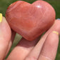 Carnelian Heart Palm Stone