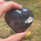 Orca Agate Heart Palm Stone