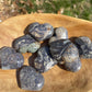 Purple Breccia Jasper Heart Carving: Grounding Meditation Crystal