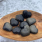 Golden Sheen Obsidian Heart Palm Stone