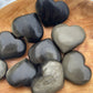 Golden Sheen Obsidian Heart Palm Stone