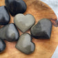 Golden Sheen Obsidian Heart Palm Stone