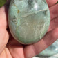 Garnierite Palm Stone: Green Moonstone Crystal